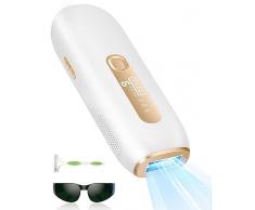 Glattol Epilatore Luce Pulsata con 999.900 Lampi, Epilatore Laser 3 in 1 per HR/SC/RA, 9 Livelli di Energia Regolabili per Viso, Linea Bikini, Depilatore Luce Pulsata per Uomini e Donne, Auto&Manuale