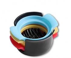 Tagliauova 3 in 1 cotto tagliauova in filo di acciaio inox per uova e fragole, frutta e verdura