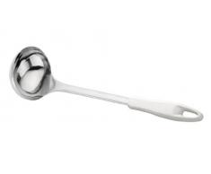 Tescoma 420304 Presto Mestolo Normale, Acciaio Inossidabile, Bianco, 1 Pezzo