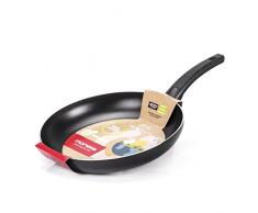 Moneta Gea Padella, 30 Cm, Alluminio 100% riciclato, per Ogni Piano Cottura Incluso lInduzione. Made in Italy.