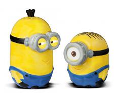 Joy Toy, 90327, Set di saliera e pepiera in Ceramica, a Forma di Minions, Confezione Regalo, 7,5 x 12,5 x 11 cm, Multicolore (Bunt)