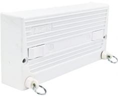 Homeworkshop Stendibiancheria retrattile da parete stendibiancheria per bucato doccia lavatrice stendipanni da esterno interno bagno con viti e schema fissaggio incluso (4 Corde)