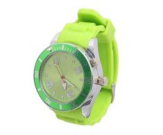 DigitalUK-Picchetto, Macina erbe in metallo per tabacco per sigarette Tritaghiaccio soft amazing Orologio telefono da polso Verde
