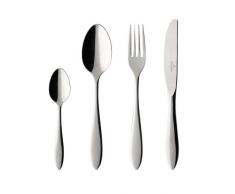 Villeroy & Boch Arthur Servizio Tavola, Acciaio Inossidabile 18/10, Bianco, 44x28x5 cm