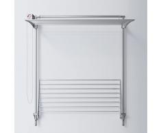 foxydry Wall Plus, Stendibiancheria da parete, Stendino da muro verticale, stendino a scomparsa richiudibile da interno e esterno (Standard, 100)