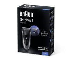 Braun Series 1, Rasoio Elettrico Barba a Lamina, Ideale per Le Prime Rasature, Efficace e Confortevole, Idea Regalo, 190 s-1 Grigio Scuro