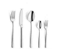 Amefa Fresh 1316 - Set di posate per 12 persone, 60 pezzi, in acciaio inox, antiruggine, lavabili in lavastoviglie, da tavola