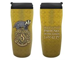 ABYstyle Harry Potter: Tassorosso, ABYTUM024 Tazza da Viaggio, 355 ml, Multicolore