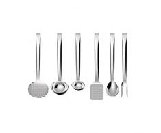 Alessi VS08/53 Brigata Mestolino da Cucina, Acciaio Inossidabile 18/10