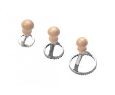 Panetta Casalinghi, stampo per ravioli, argento/beige, 3Â cm, Legno, Silver/Beige, 8 cm