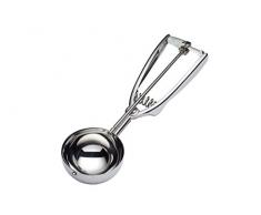 Kitchen Craft - Cucchiaio da Gelato in Acciaio Inox, 6,2 cm x 62 mm