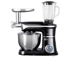 ROBOT DA CUCINA TRITACARNE 3 IN 1 IMPASTATRICE PLANETARIA FRULLATORE ROYALTYLINE 6,5 LITRI 1900W
