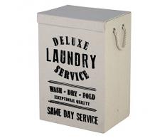 Portabiancheria da 72 Lt in tessuto colore beige