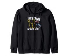 Divertente Bowling Bowler This Is My Camicia di ricambio Ciotola Pin Sport Felpa con Cappuccio