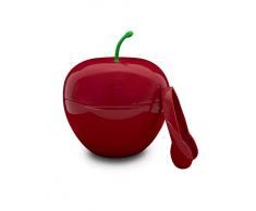 CECOA - Secchiello per ghiaccio a doppia parete con pinza e coperchio, modello ciliegia – 350 ml