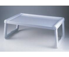 Giganplast Vassoio Colazione a Letto, Plastica, Bianco