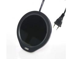 Scalda Bevande,Riscaldatore del caffè,Elettrico Scalda Bevande con,Auto Spegnimento Desktop Beverage Warmer Riscaldatore Piatto per Uso Domestico o in Ufficio,per riscaldare tè,acqua,cacao,latte