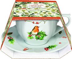 Tazza di porcellana con scoiattolo, magia del Natale