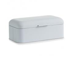 Zeller 27295 - Portapane Rubber, in metallo, colore: bianco