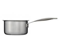 Le Creuset Pentolino Antiaderente Multistrato, Ã 14 cm, Acciaio Inox, PFOA Free, Compatibile con Tutte le Fonti di Calore (Induzione Inclusa)