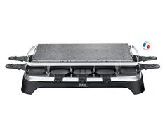 Tefal Steengrill 10 Inox&Design 10persona(e) 1350W Nero, Acciaio inossidabile griglia per raclette