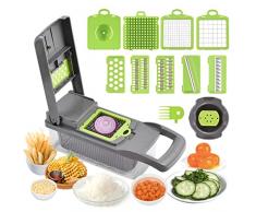 Tritatutto per verdure Multifunzionale Cibo Veggie Cipolla Chopper Cucina Composito Strumento Affettatrice Dicer Aglio Macinazione Uovo Separatore 8in1 Accessori