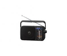Panasonic RF-2400DEJ-K Radio Portatile, Nero