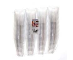 POLOPLAST 50 Coppe per Gelato Dessert Dolci in coppetta Malibu' Nero