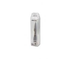 Arcos Coltelleria da Tavola - Set di coltelli da Bistecca 6 Pezzi - Monoblocco Unipezzo 110 mm - Colore Argento