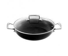 Le Creuset Tegame Basso con Coperchio, Alluminio Antiaderente, 26 cm