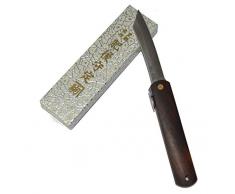 Higonokami Coltello Tascabile Pieghevole Giapponese Lama VG-10 Manico in Legno di Persimmon Fatto a Mano in Giappone da Nagao Kanekoma