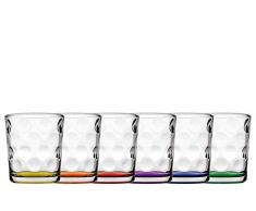 Pasabahce Space Bicchieri, Multicolore, 6 unità (Confezione da 1)