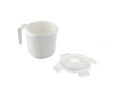 Care+Protect Scaldalatte e zuppa per microonde. Contenitore ideale per cucinare o riscaldare alimenti liquidi, non contiene BPA, 0,7L