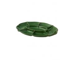 BRANDANI 52270 Antipastiera Ovale Verde Maiolica