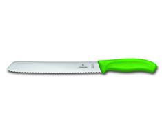 Victorinox Swiss Classic, Coltello da Pane con Lama Seghettata da 21 cm in Acciaio Inox, Verde