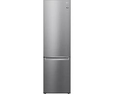 LG GBB62PZJMN Frigorifero Combinato Total No Frost, 384L, Tecnologia Door & Linear Cooling, Compressore Smart Inverter, Display Interno, Smart Diagnosis, Porte reversibili, Maniglie integrate, Inox