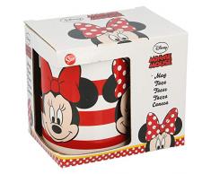 Stor 8412497782031Ceramica Tazza in Regalo Scatola, 325 ml Capacità, Minnie Strisce