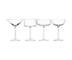 Lsa. Lulu. Bicchieri Da Champagne E Cocktail. Set 4 Assortiti