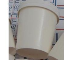 PZ 100 BICCHIERI CC 500 IN CARTONE TERMICI + COPERCHIO PER ALIMENTI ICE CREME CUP