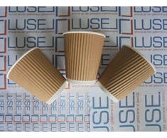 IMBALLAGGI ALIMENTARI PZ 200 BICCHIERE IN CARTA ML 250 TERMICO PER CAPPUCCINO CIOCCOLATA CAFFE O BEVANDE CALDE IN CARTONE PAPER CUP COFFEE AND HOT DRINKS