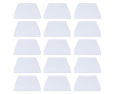 FARUTA Raschietto per pasta per torta in plastica con taglio alla crema raschietto per pasticceria multiuso flessibile da cucina 20 pezzi (colore: verde, taglia 1)