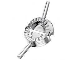 Best Utensils - Stampo per ravioli in acciaio INOX, per ravioli Pierogi, per impastare pasticceria, accessori da cucina (S: 8 cm)