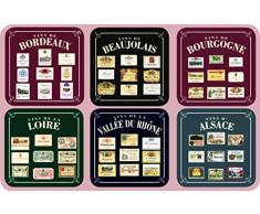 SOTTOBICCHIERI/ DI BIRRA ETICHETTE VINI DI FRANCIA