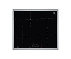 Neff T46BD60N0 - Piano cottura a induzione N70 / 60 cm/Touch Control/zona di cottura/vetroceramica/telaio in acciaio INOX