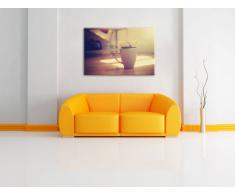 Tazza di caffè schizza fuori, pittura su tela, Immagini XXL completamente incorniciate con grandi cornici di cuneo, foto muro Stampa artistica con cornice, più economico di pittura o di un dipinto a olio, non un manifesto o un