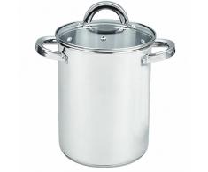 KonigHOFFER Pentola alta in acciaio inossidabile da 4 l per pasta e asparagi