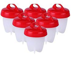 CUOCIUOVA BOLLITORE IN SILICONE PER UOVA SODE 6 PEZZI