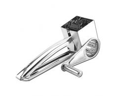 TX Multifunzione Grattugia da Cucina Grattuggia in Acciaio Inox, Grattugia Formaggio A Manovella per triturare Noci, Frutta, Verdura, Formaggio