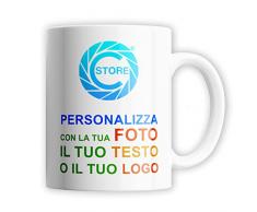 Curci Roberto Tazza Personalizzata con foto - 320ml (11oz), idea regalo per Festa del Papà, compleanno, ideale per ogni occasione - Bianca, Tazza Classica 11oz