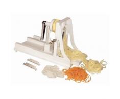 Japanese girare Affetta verdure, in acciaio inossidabile con 4 blades. struttura in plastica ABS.